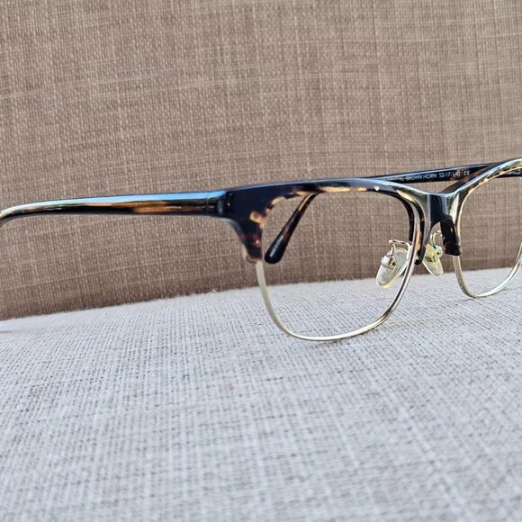 Kirkland Signature Women Glasses Frame KS Crystal Brown Horn 52[]17 140 Eyeglass - Picture 3 of 11